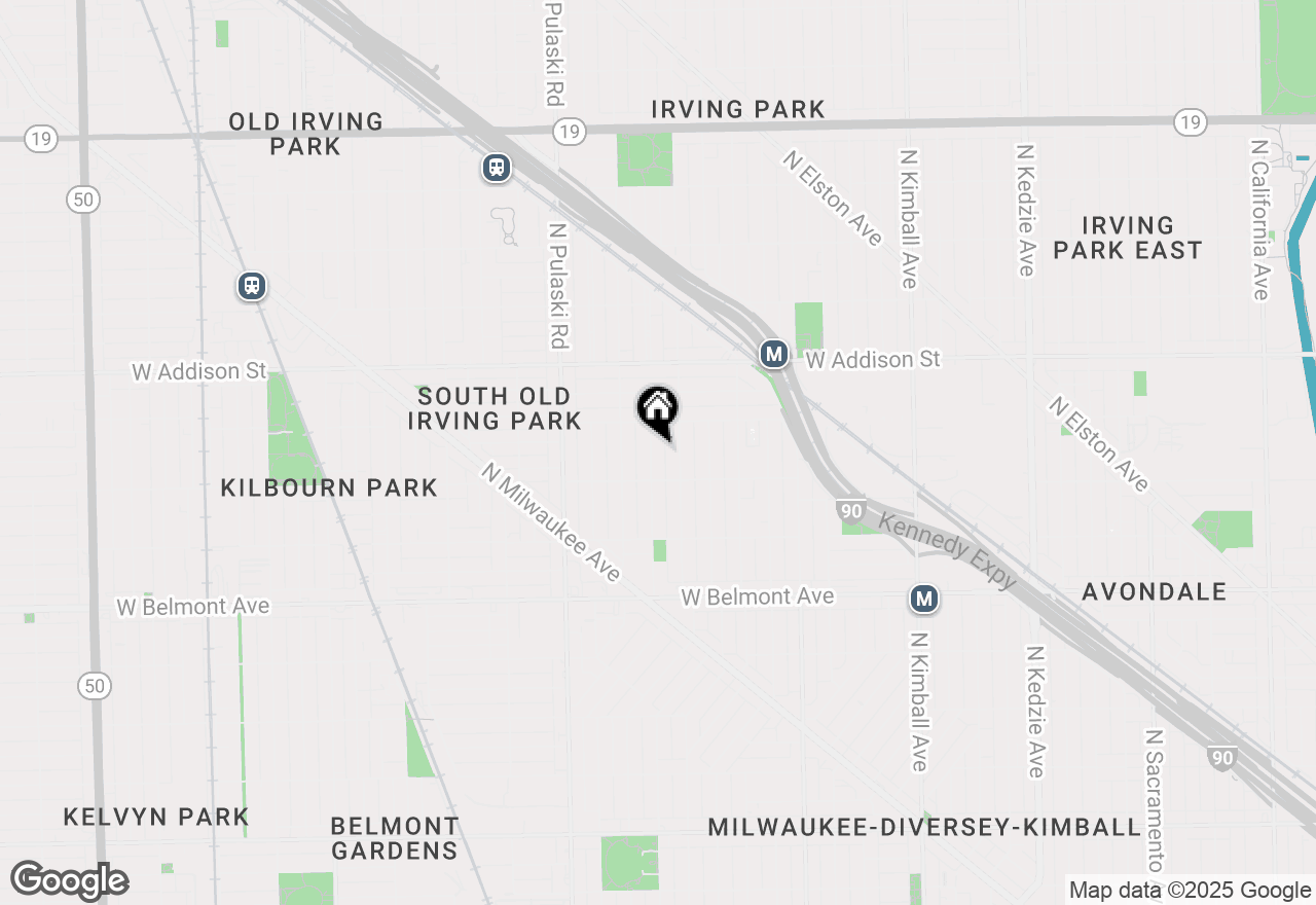 Map of 3429 N Avers Avenue, Chicago, IL 60618