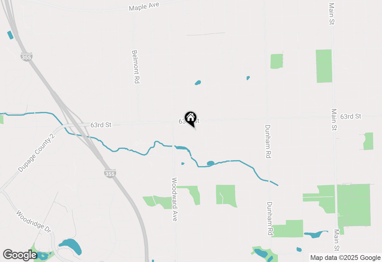 Map of 1884 Hastings Avenue, Downers Grove, IL 60516