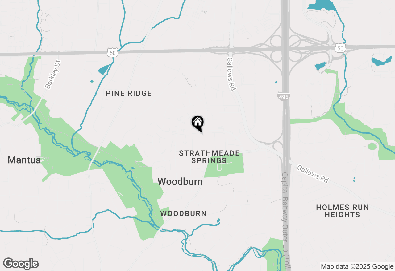 Map of 3314 Woodburn Village Drive #3314-14, Annandale, VA 22003