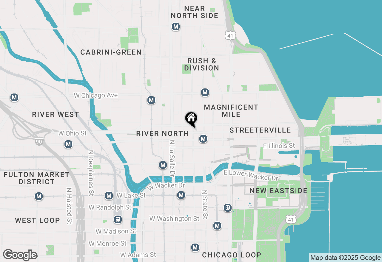 Map of 600 N Dearborn Street #1011, Chicago, IL 60654