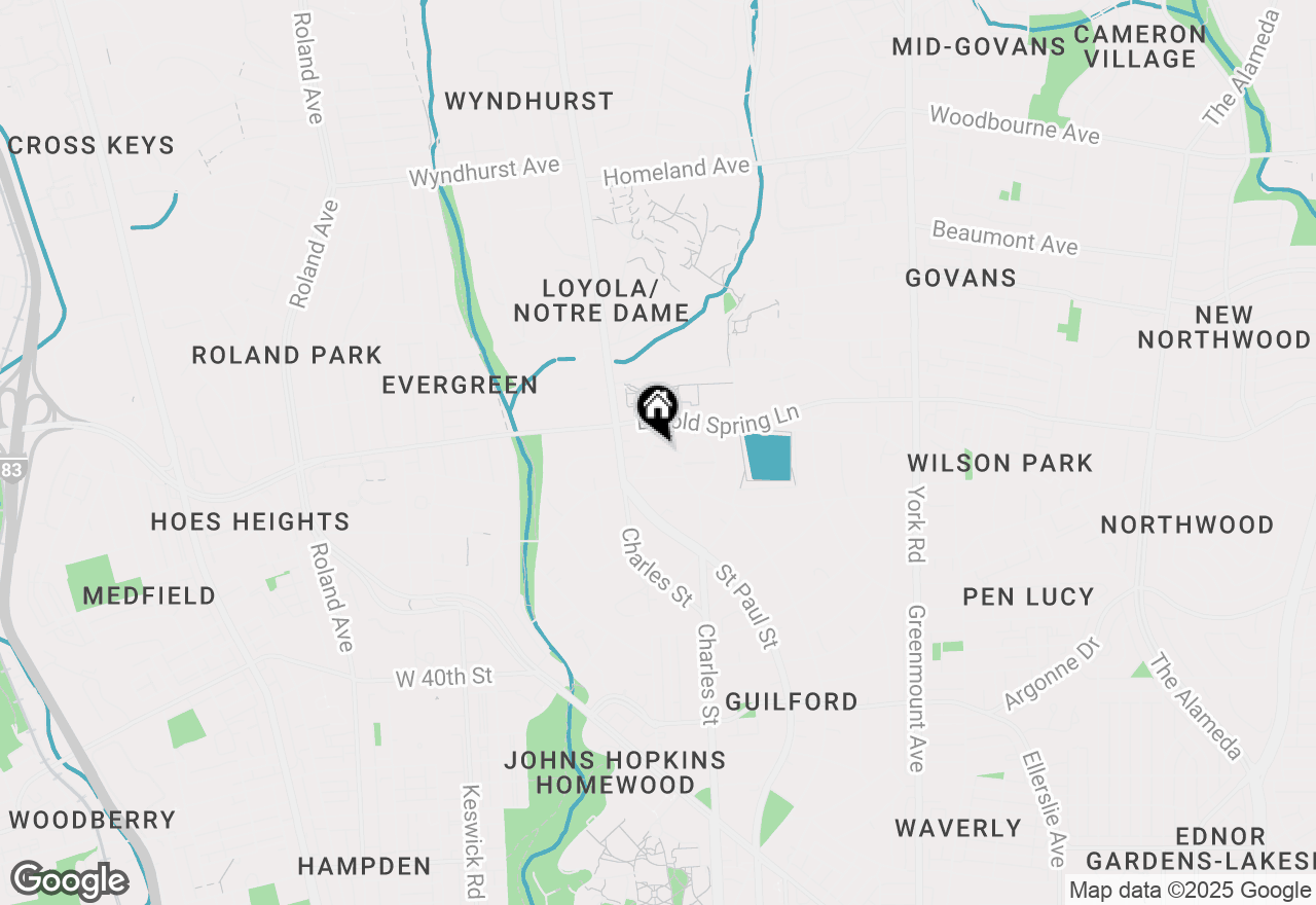 Map of 4409 Bedford Place, Baltimore, MD 21218