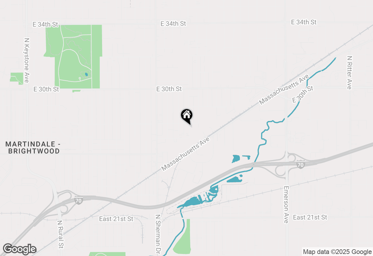Map of 2750 Forest Manor Avenue, Indianapolis, IN 46218