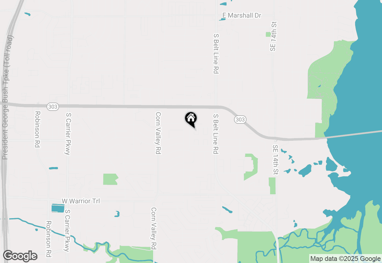 Map of 2620 Santa Barbara Drive, Grand Prairie, TX 75052