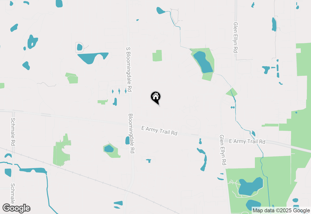 Map of 2196 N Rolland Drive, Glendale Heights, IL 60139