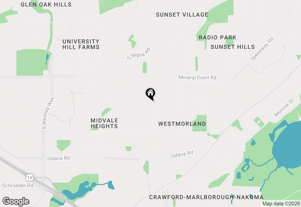 Map of 470 Woodside Terrace, Madison, WI 53711