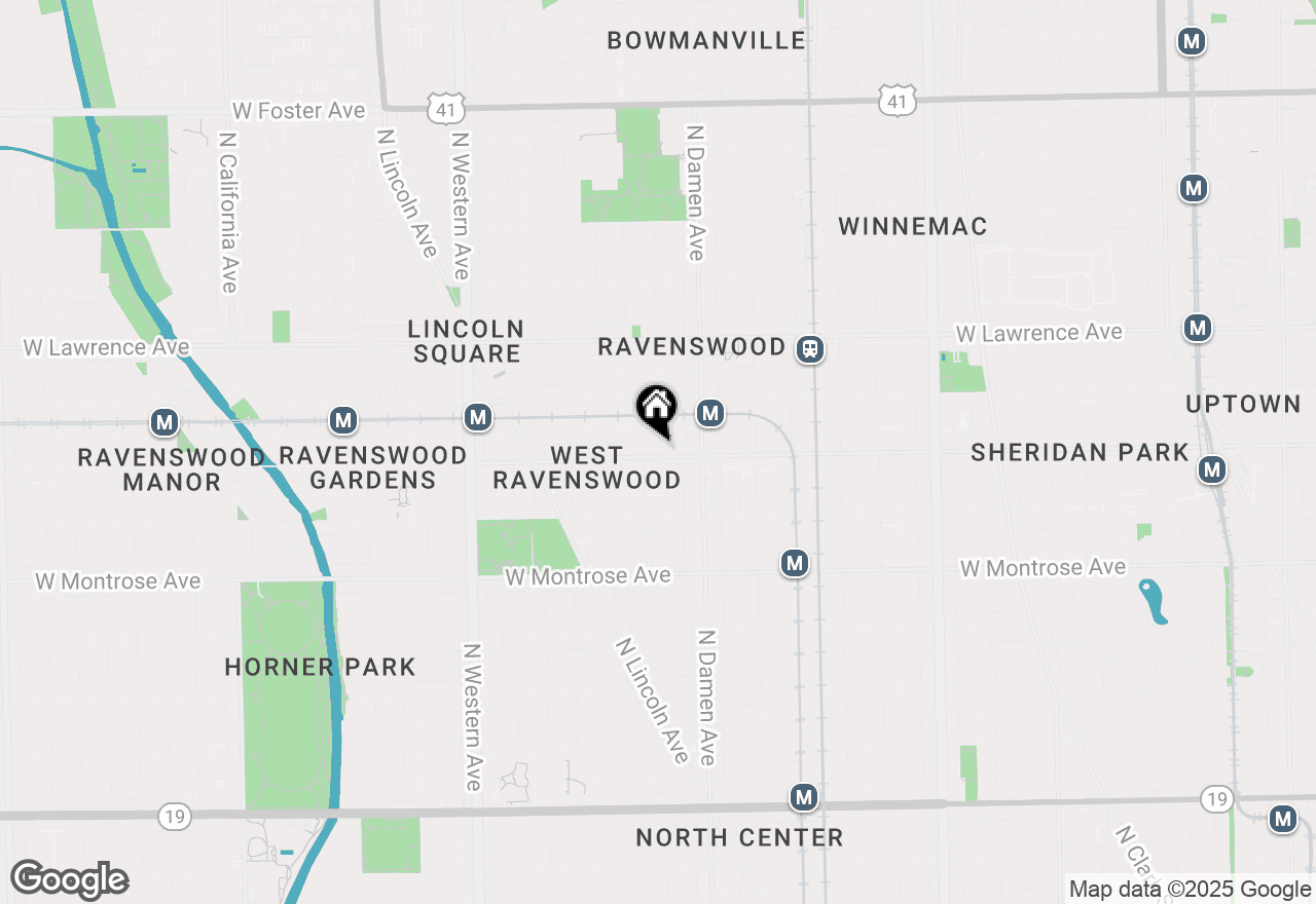 Map of 2104 W Wilson Avenue #2, Chicago, IL 60625