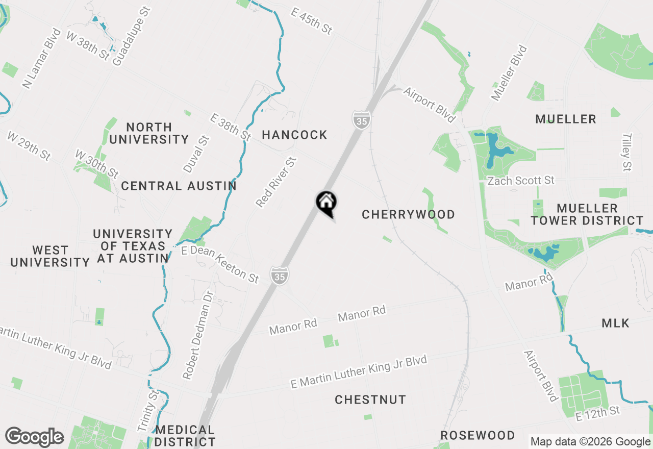 Map of 3309 Robinson Ave #A, Austin, TX 78722