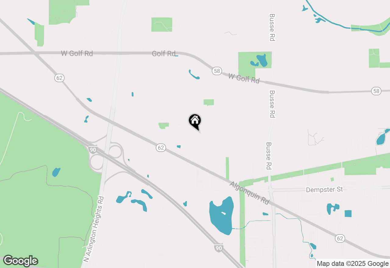 Map of 2342 S Shag Bark Trail, Arlington Heights, IL 60005