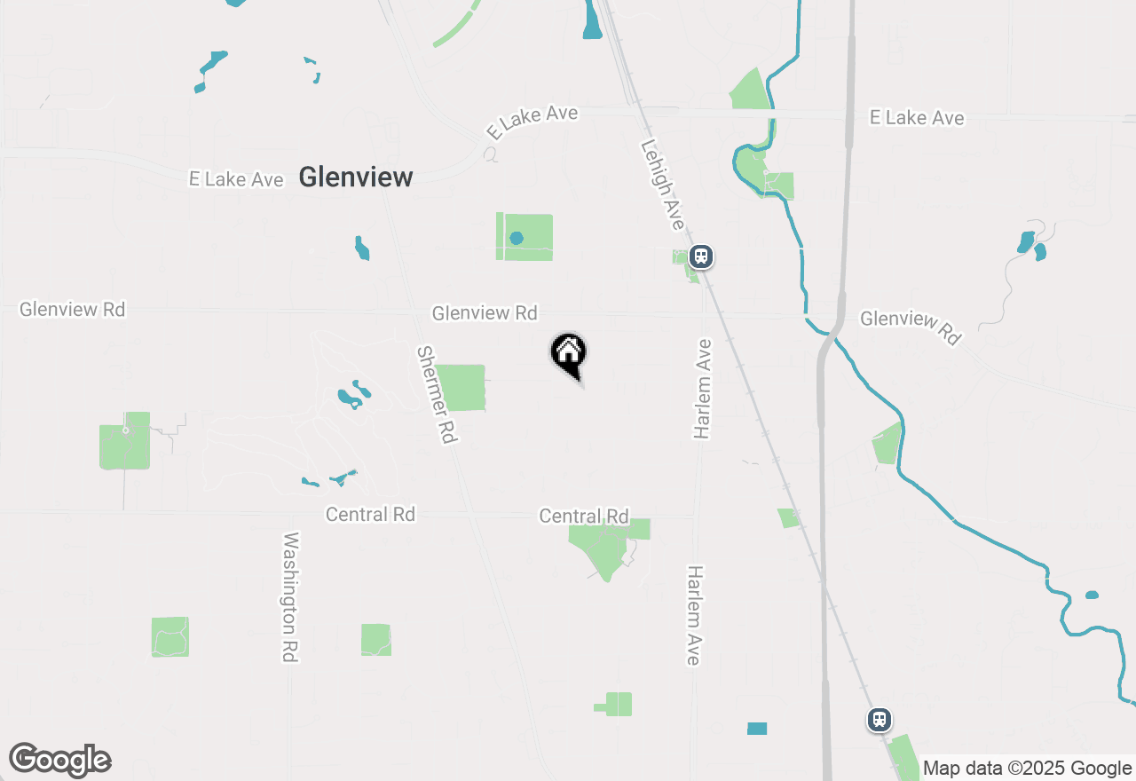 Map of 2135 Henley Street, Glenview, IL 60025