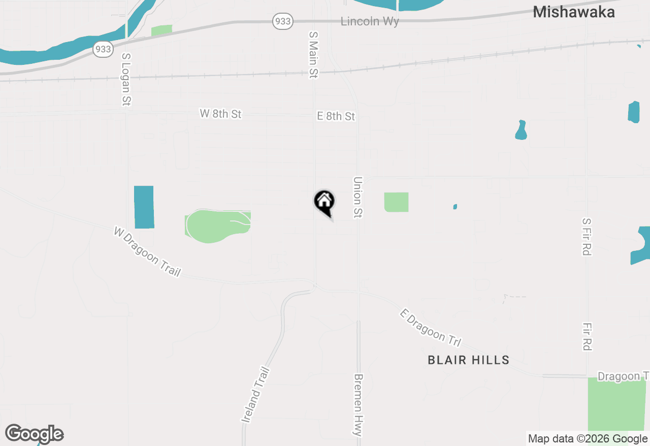 Map of 120 E 16th Street, Mishawaka, IN 46544