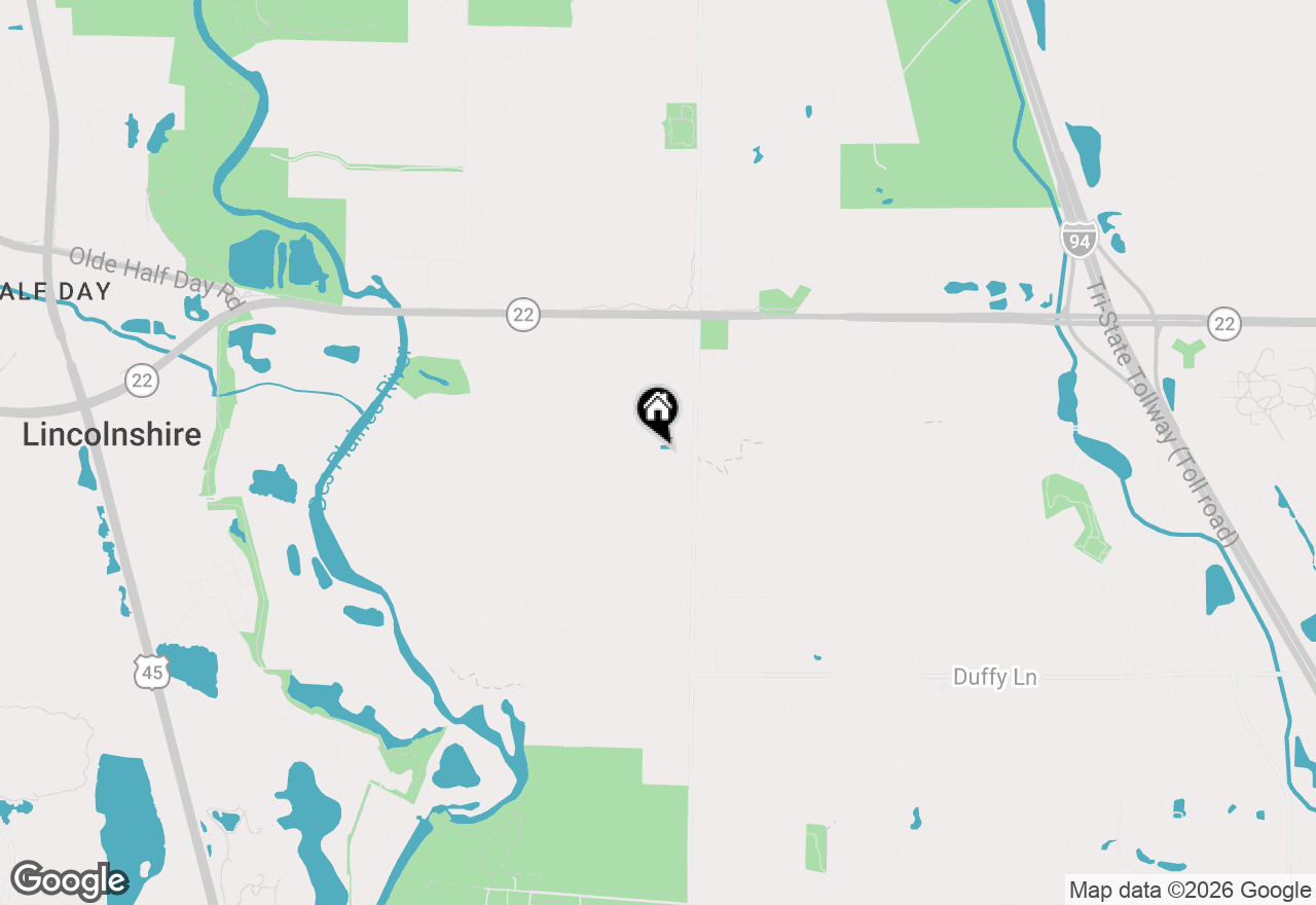 Map of 4 Yorkshire Drive, Lincolnshire, IL 60069