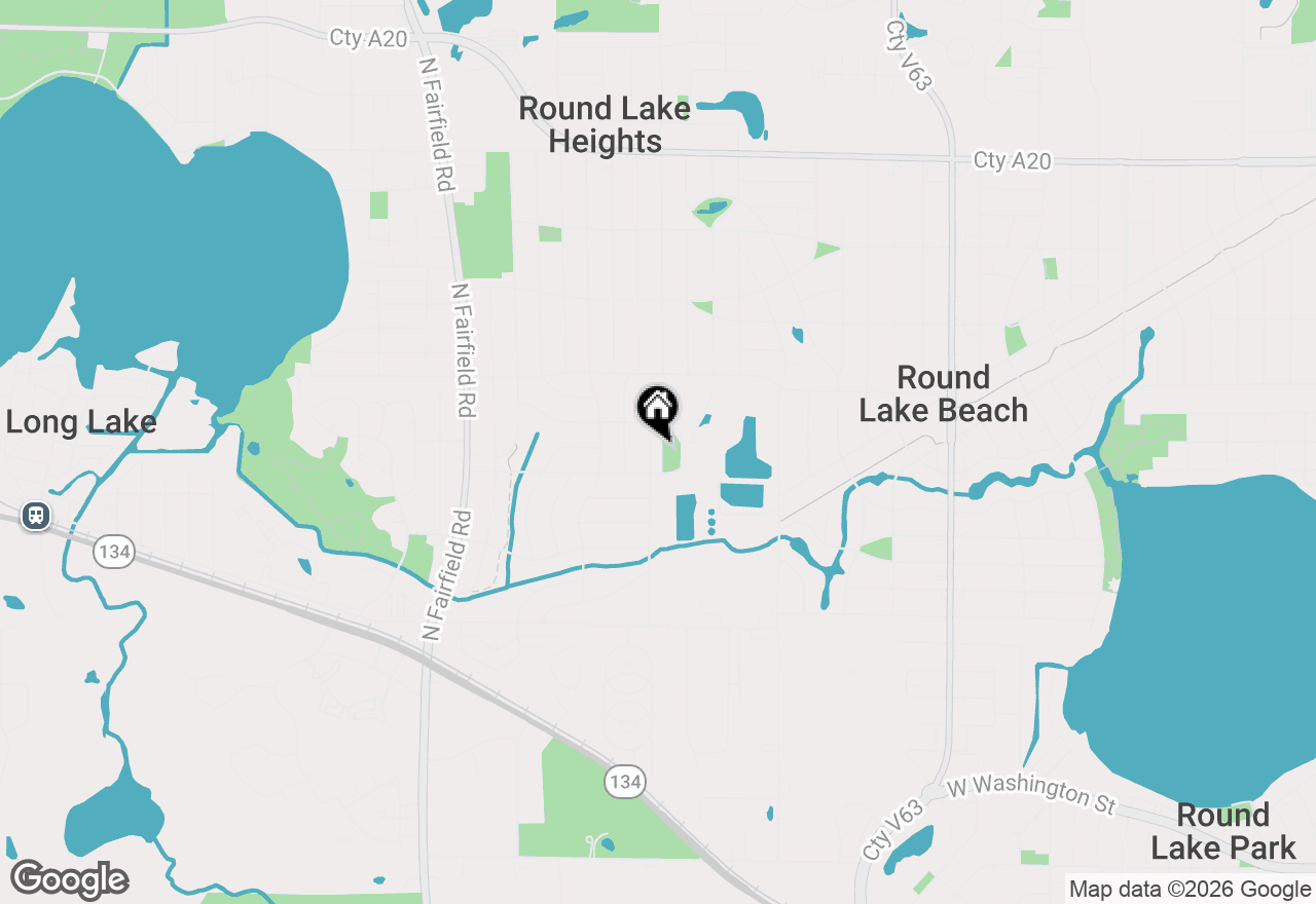 Map of 1127 Lotus Drive, Round Lake Beach, IL 60073