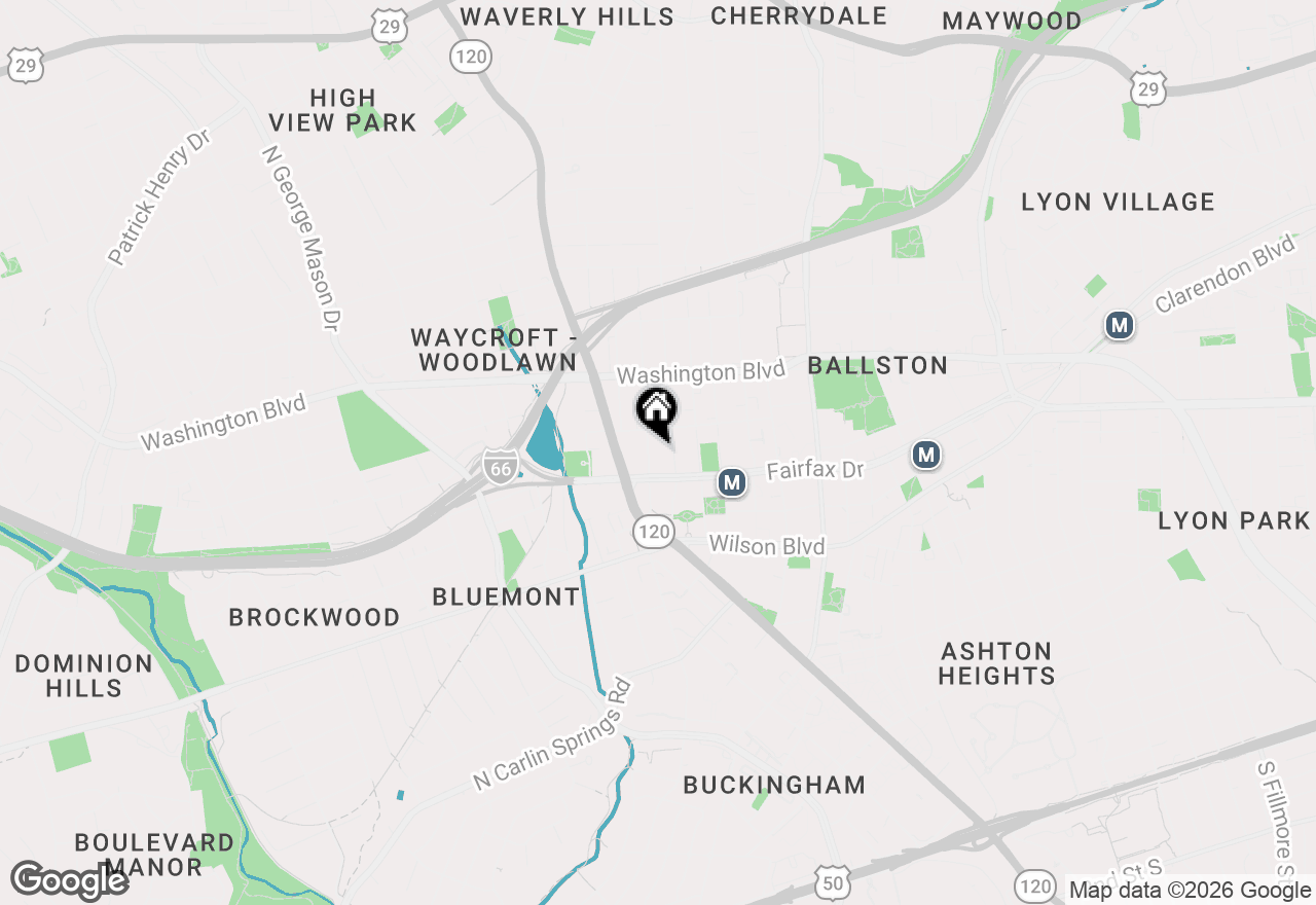 Map of 1001 N Vermont Street #603, Arlington, VA 22201