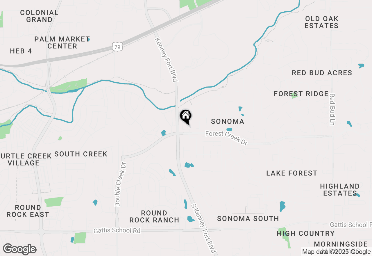 Map of 2500 Forest Creek Dr #703, Round Rock, TX 78665