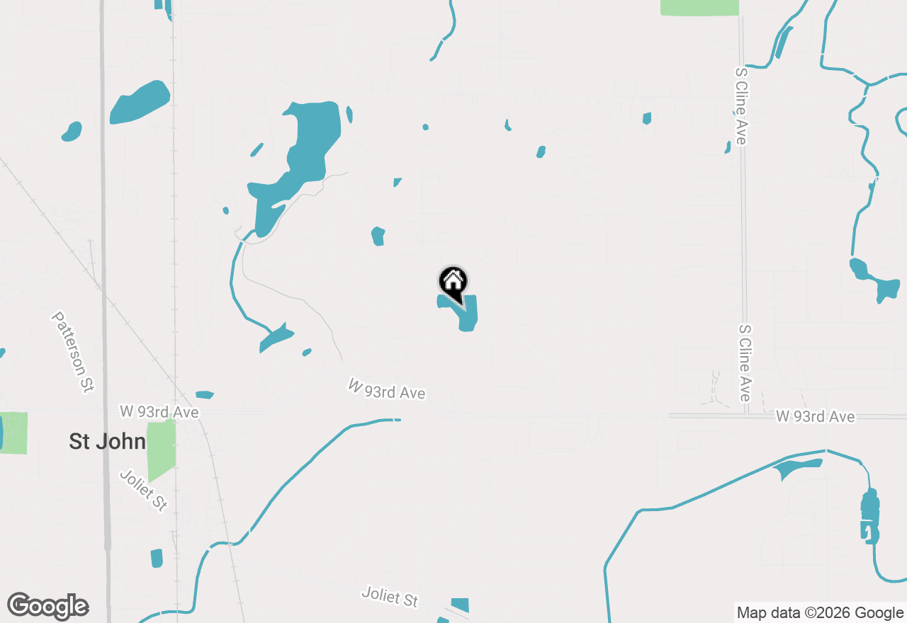 Map of 9430 Highland Court, St. John, IN 46373