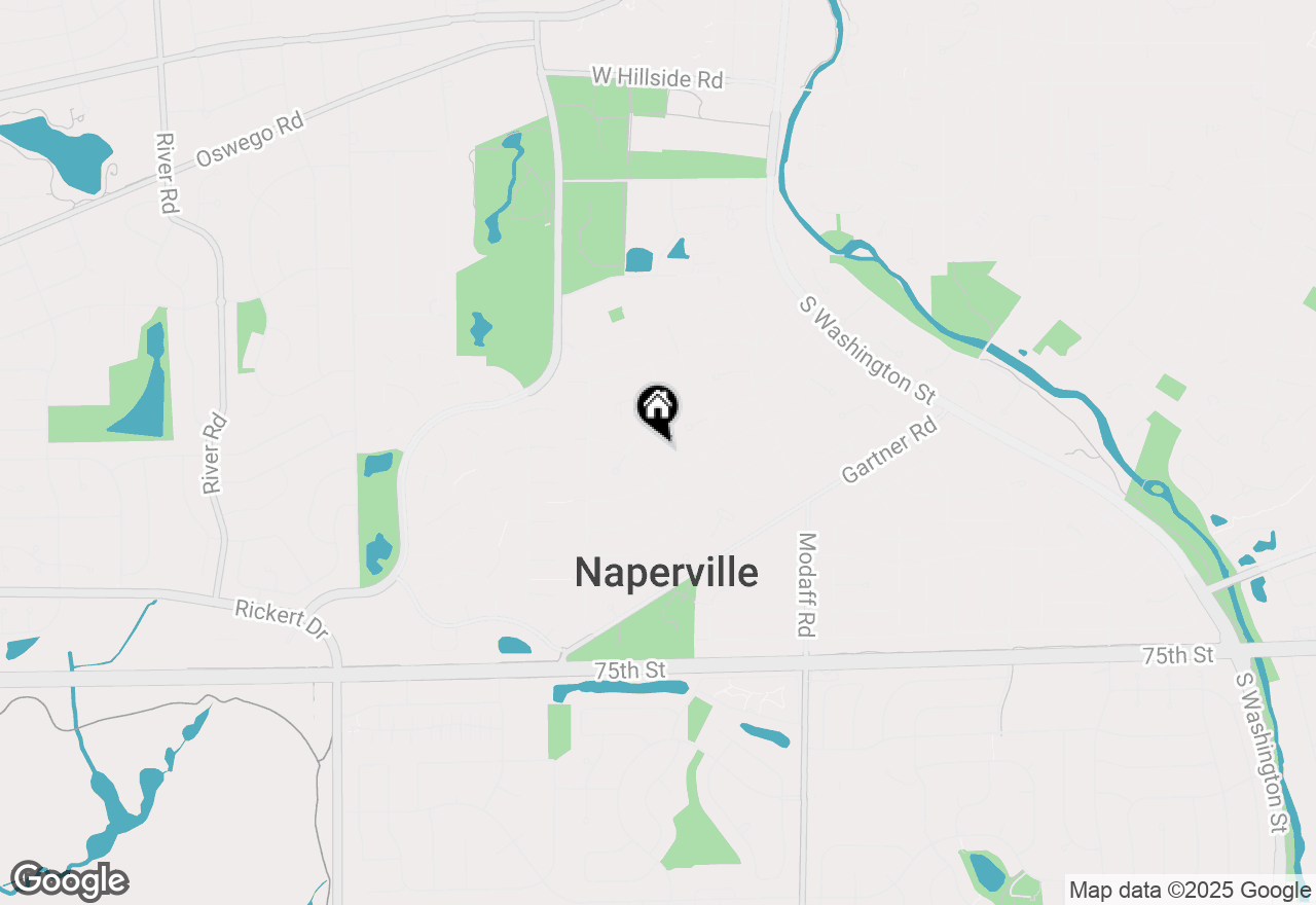 Map of 917 Rose Lane, Naperville, IL 60540