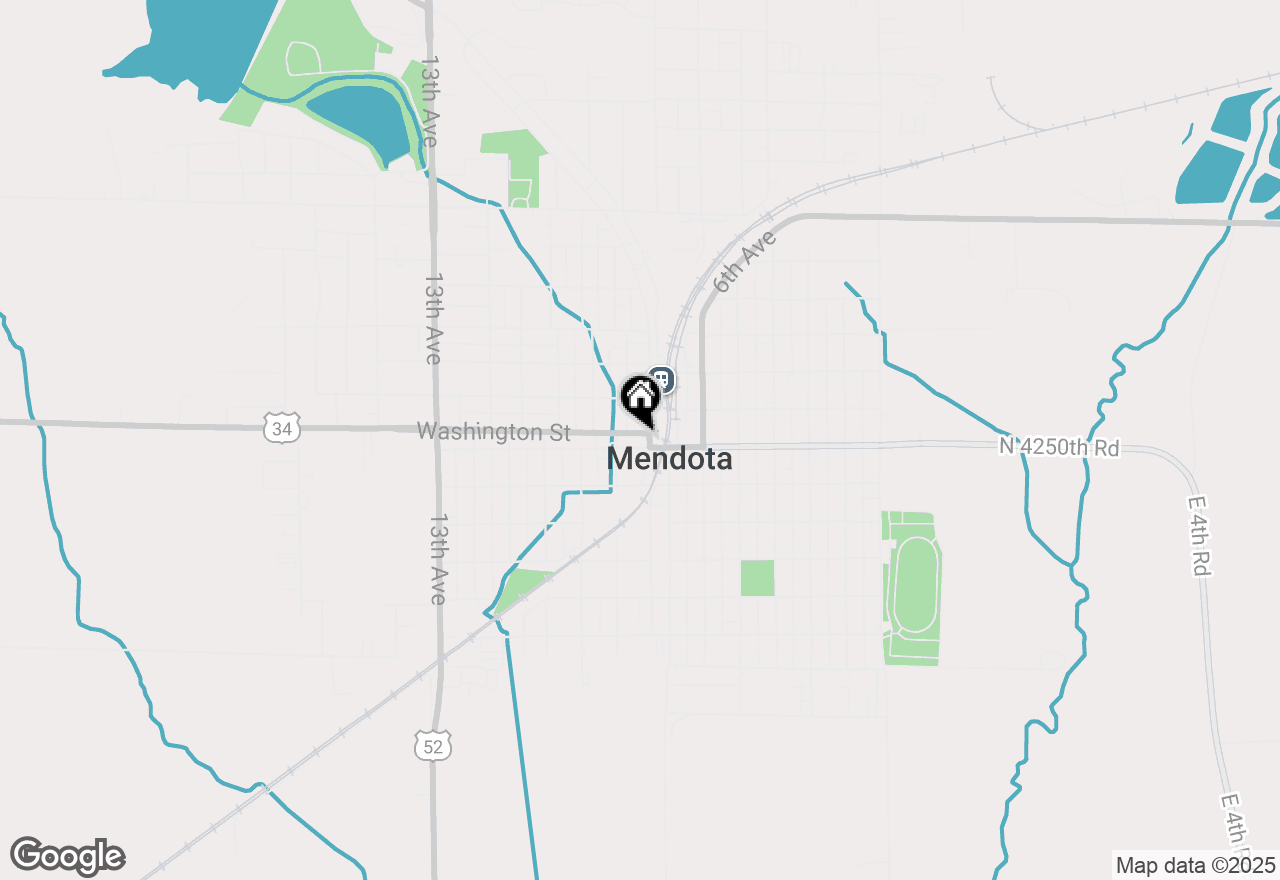 Map of 705 Washington Street, Mendota, IL 61342