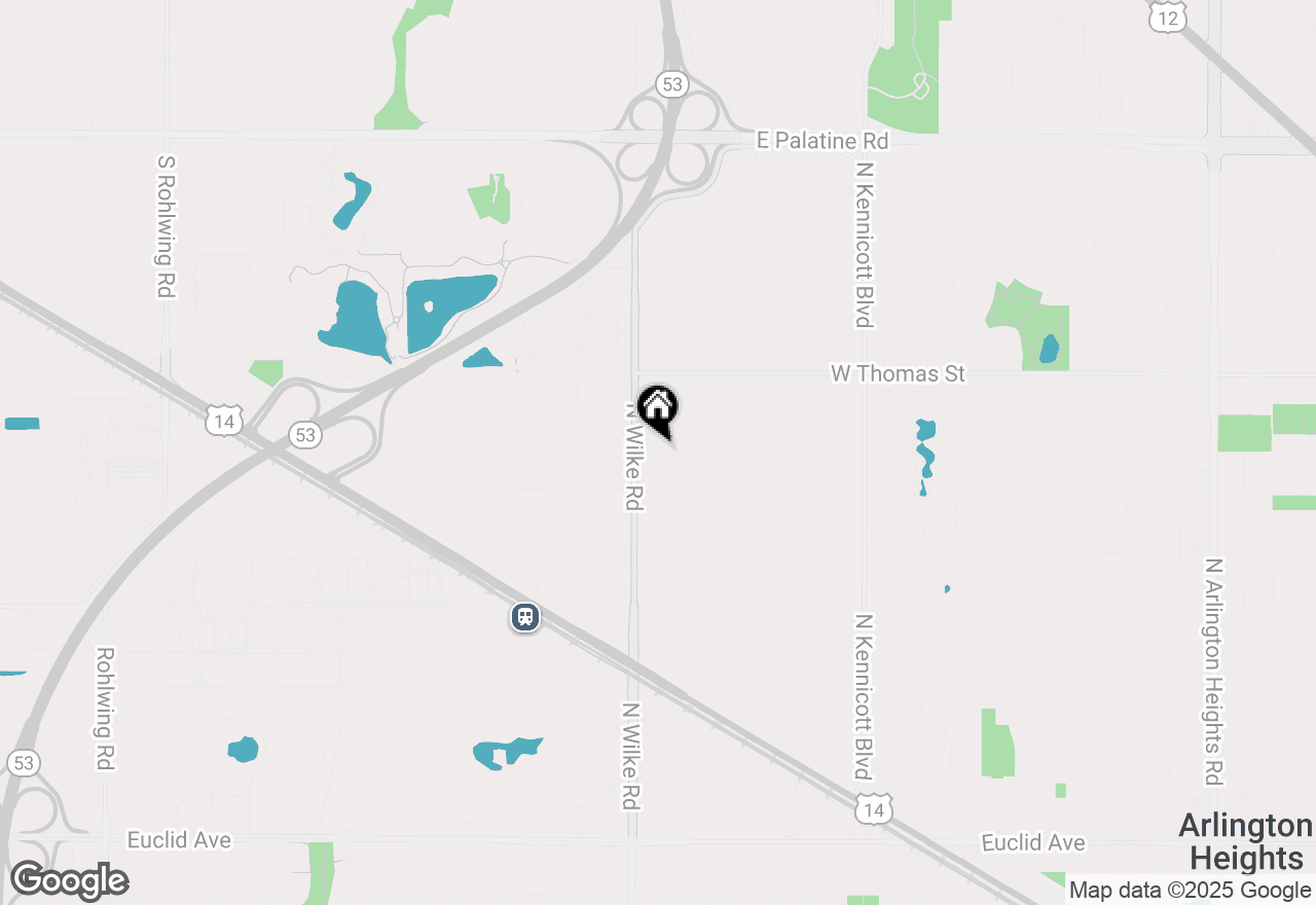 Map of 1330 N Race Avenue, Arlington Heights, IL 60004