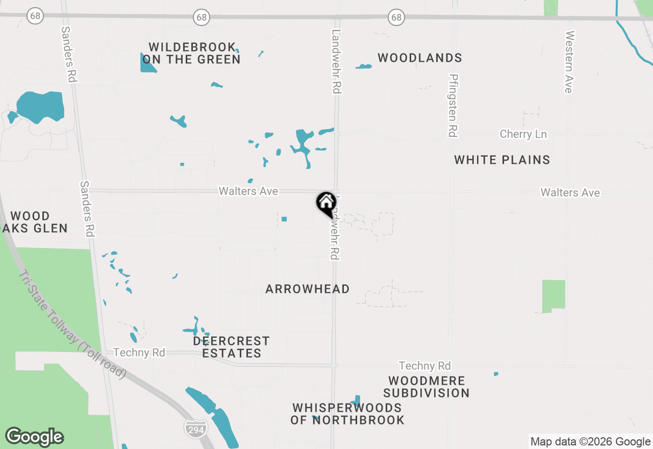 Map of 3214 River Falls Drive, Northbrook, IL 60062