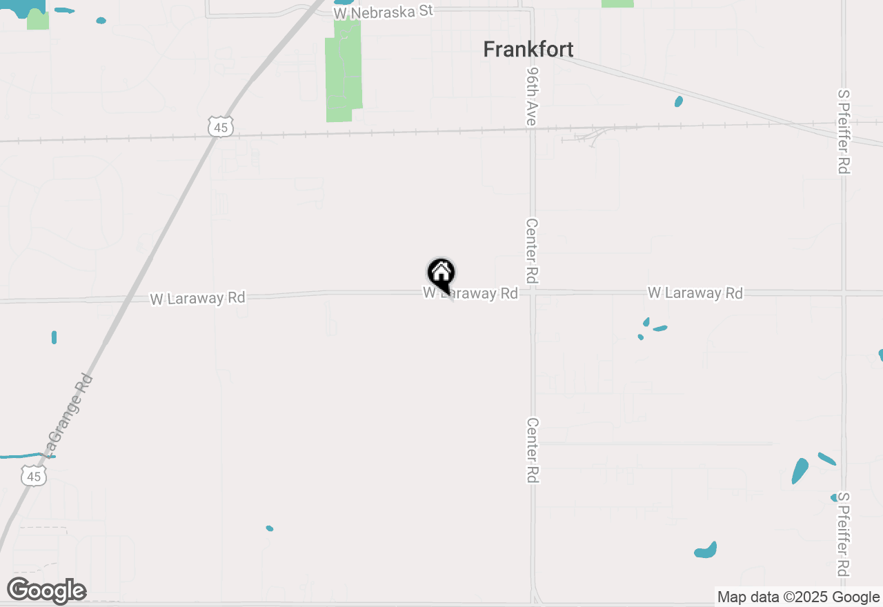 Map of 9815 W Laraway Road, Frankfort, IL 60423
