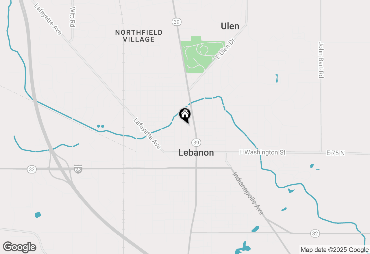 Map of 512 N West Street, Lebanon, IN 46052