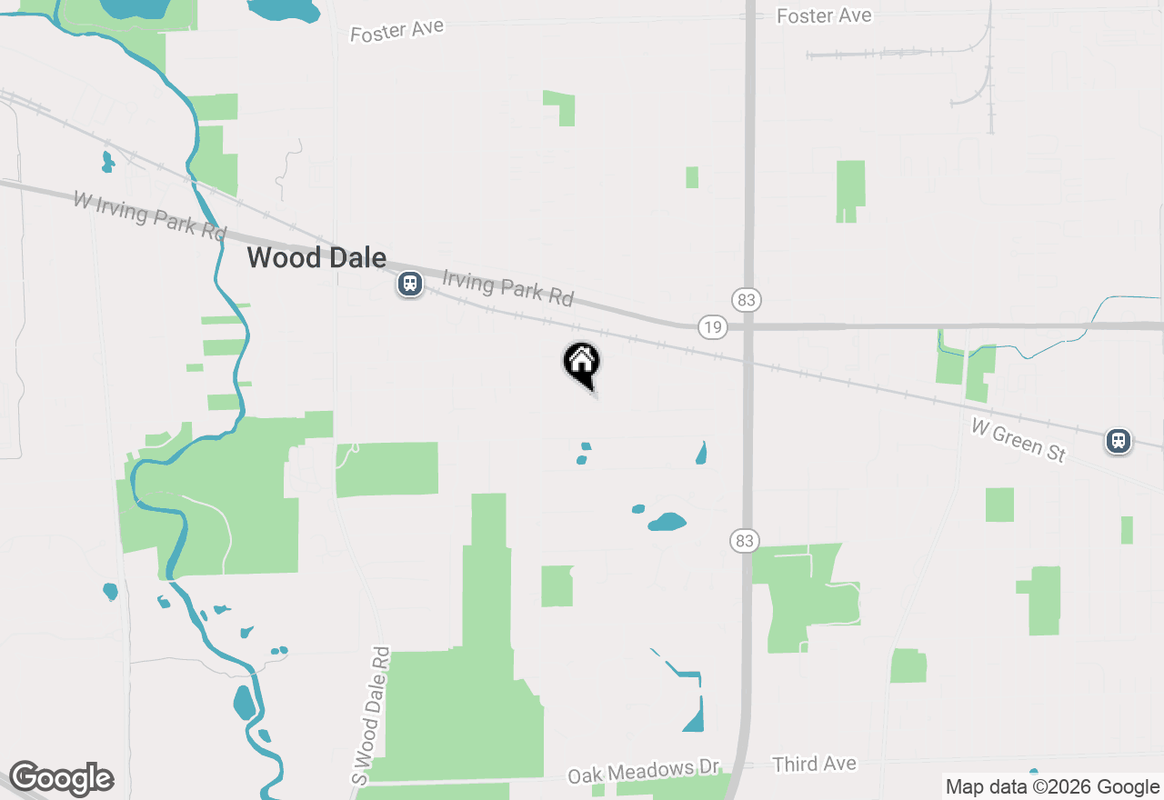 Map of 139 N Hemlock Avenue, Wood Dale, IL 60191