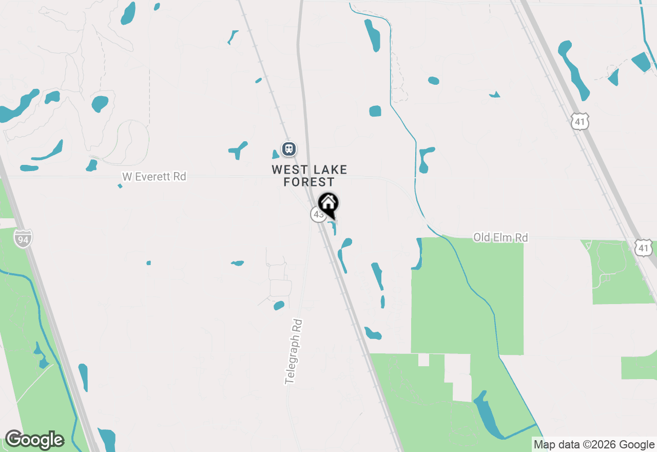 Map of 1138 Lynette Drive, Lake Forest, IL 60045