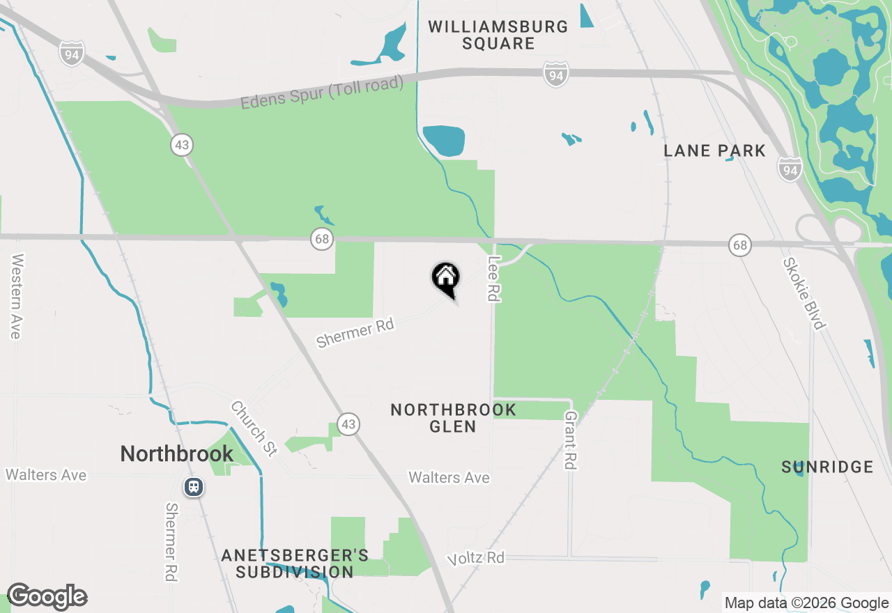 Map of 915 Shermer Road, Northbrook, IL 60062