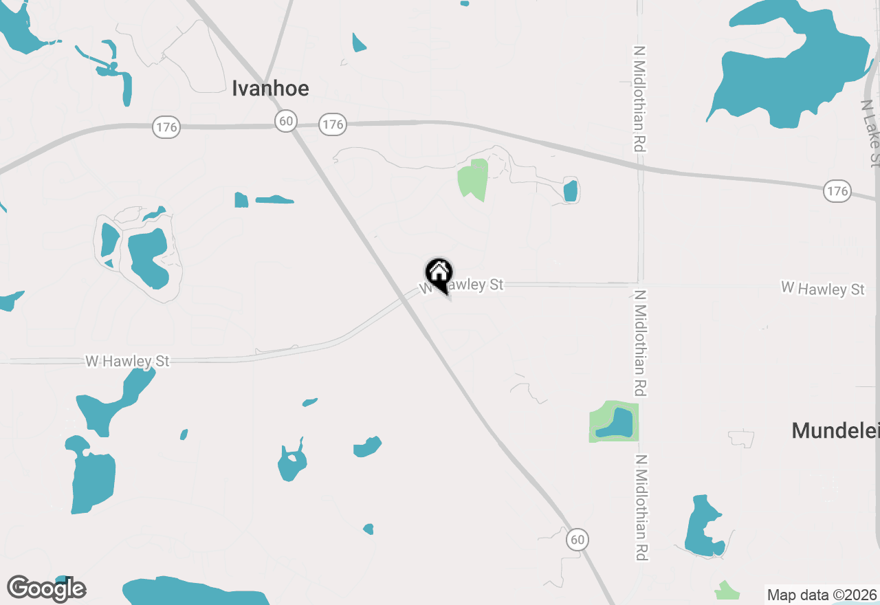 Map of 1653 Brighton Drive, Mundelein, IL 60060