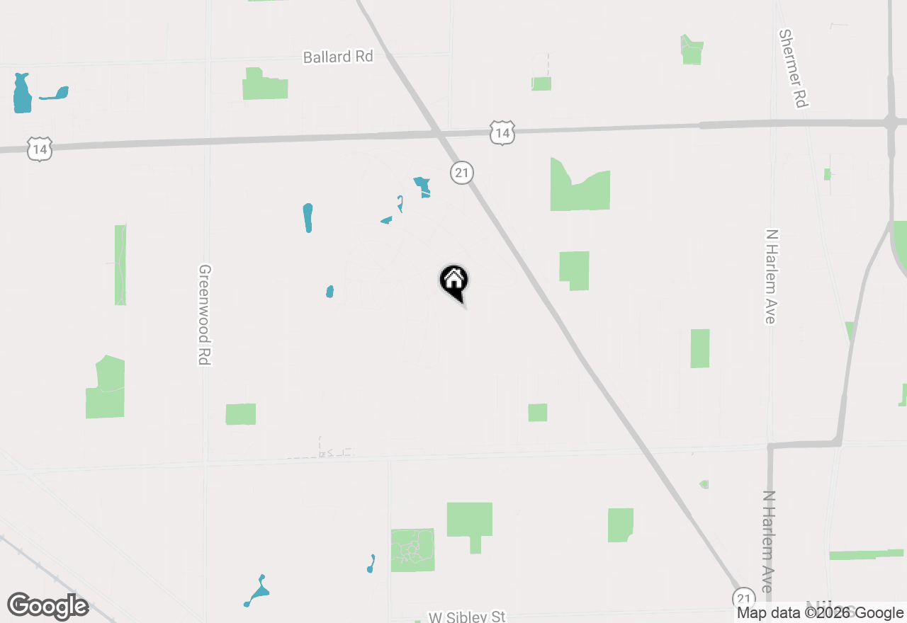 Map of 8303 N Washington Street, Niles, IL 60714