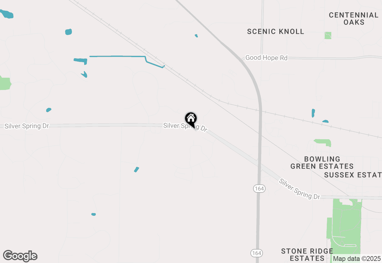 Map of N67W25502 Vail Ln, Sussex, WI 53089