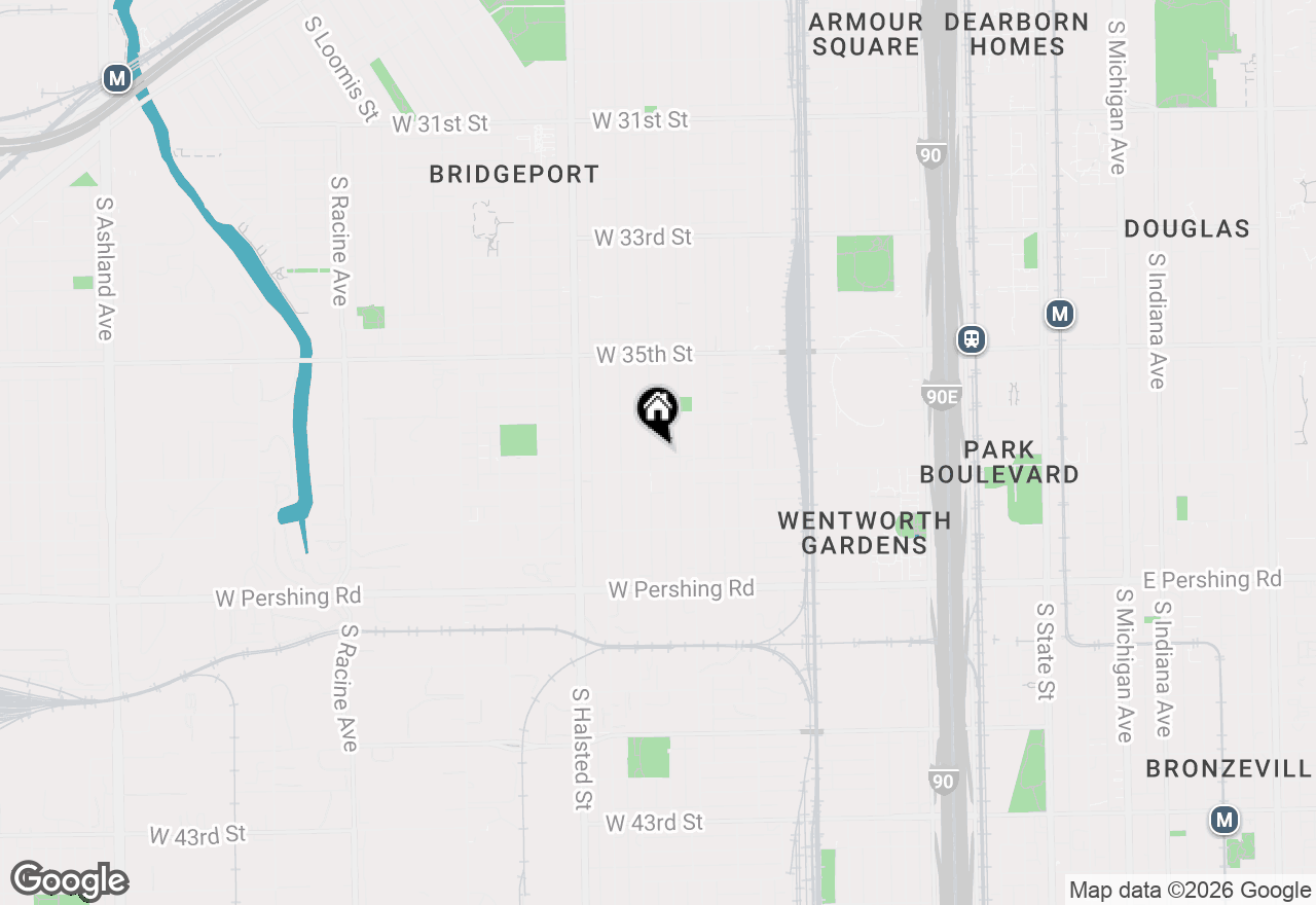 Map of 3640 S Lowe Avenue, Chicago, IL 60609