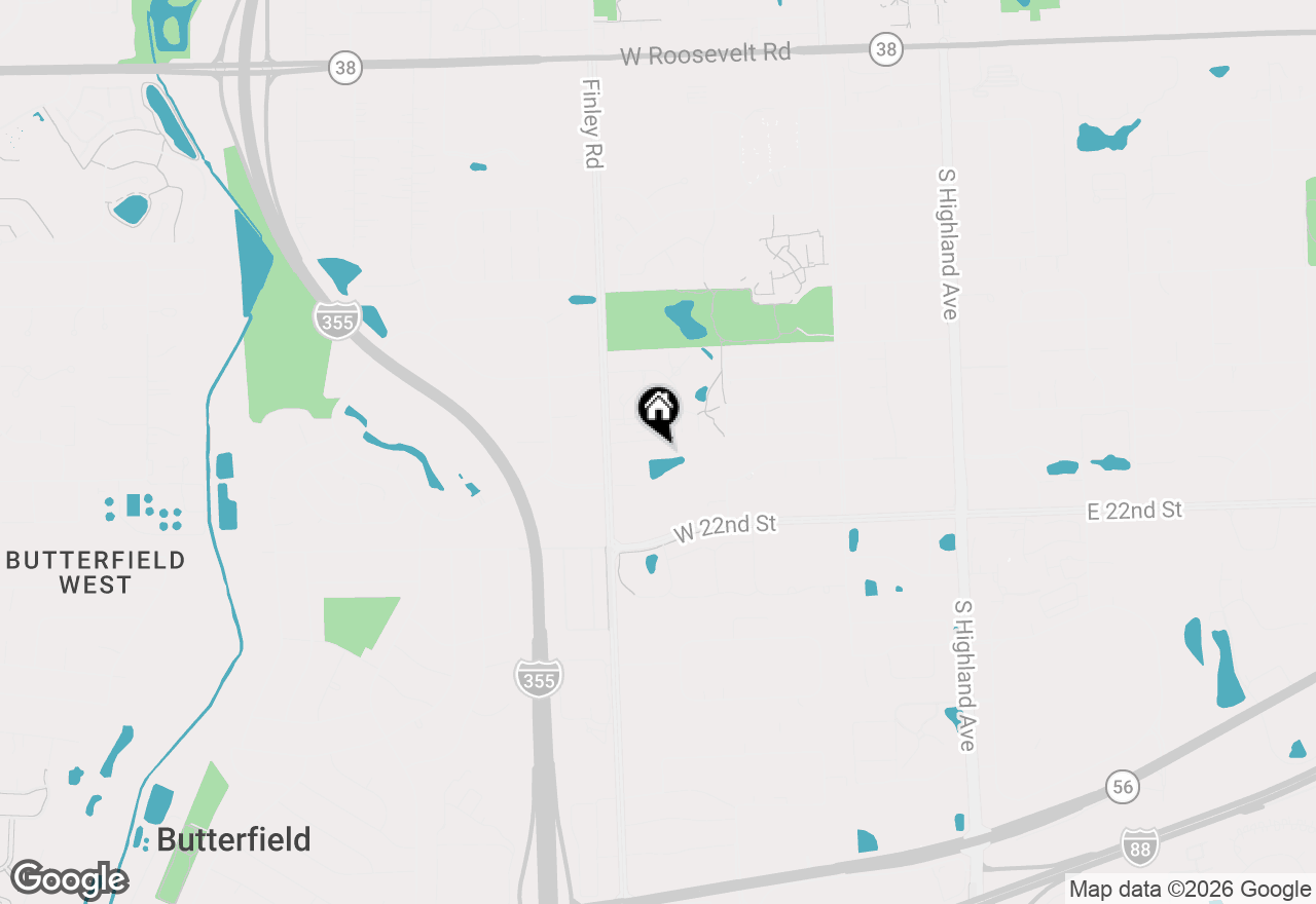 Map of 2015 S. Finley Road #612, Lombard, IL 60148