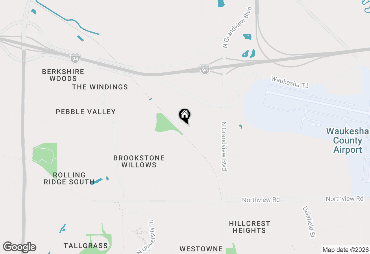 Map of 2112 Woodburn Rd #H, Waukesha, WI 53188