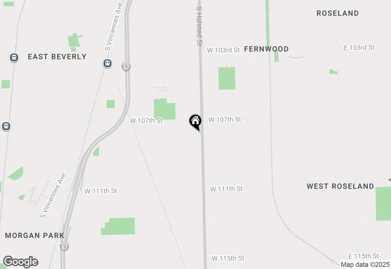 Map of 10751 S Green Street, Chicago, IL 60643