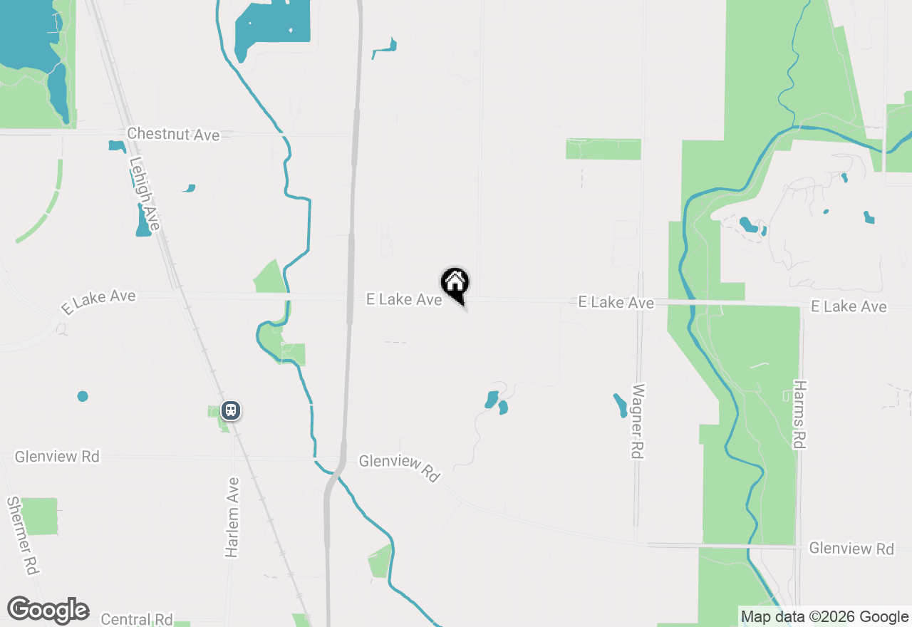 Map of 1325 E Lake Avenue, Glenview, IL 60025