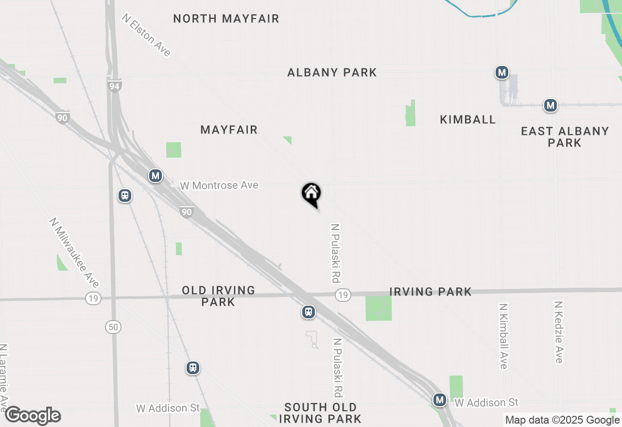 Map of 4105 W Cullom Avenue #2B, Chicago, IL 60641