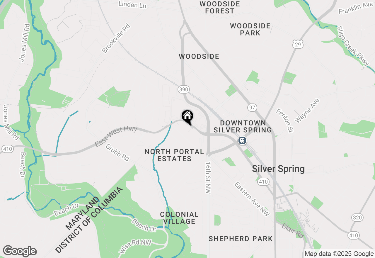Map of 1716 E West Highway #1716, Silver Spring, MD 20910