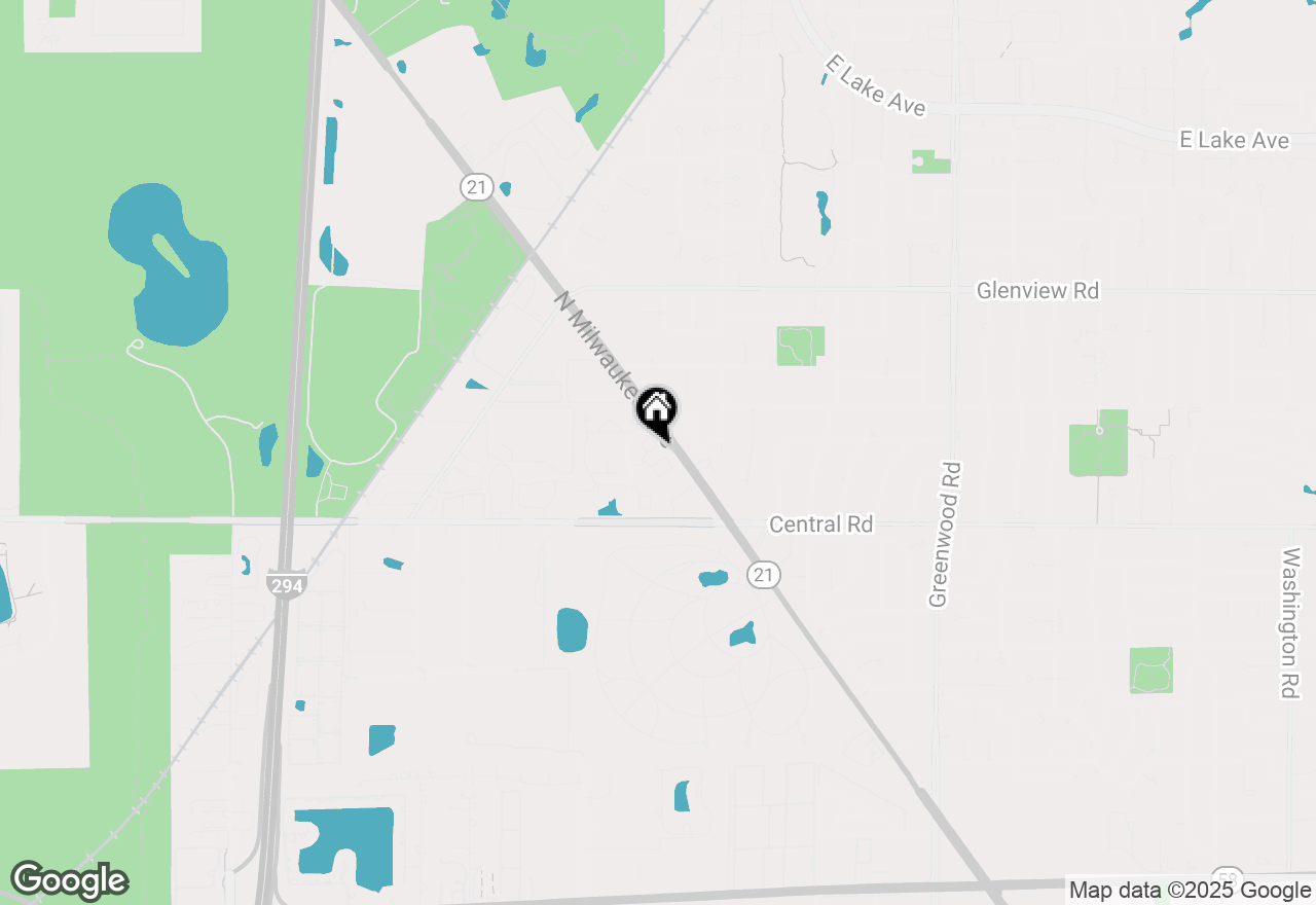 Map of 3801 Appian Way #209, Glenview, IL 60025