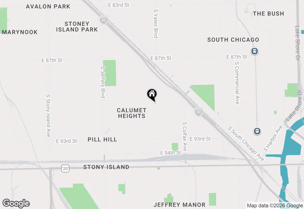 Map of 9023 S Oglesby Avenue, Chicago, IL 60617