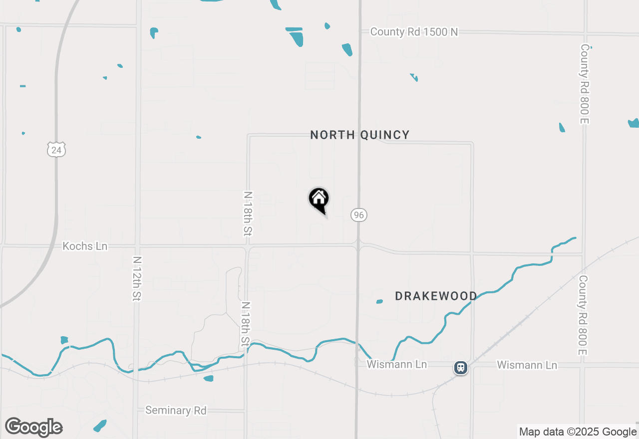 Map of 2215 Oakbrook Court, Quincy, IL 62305