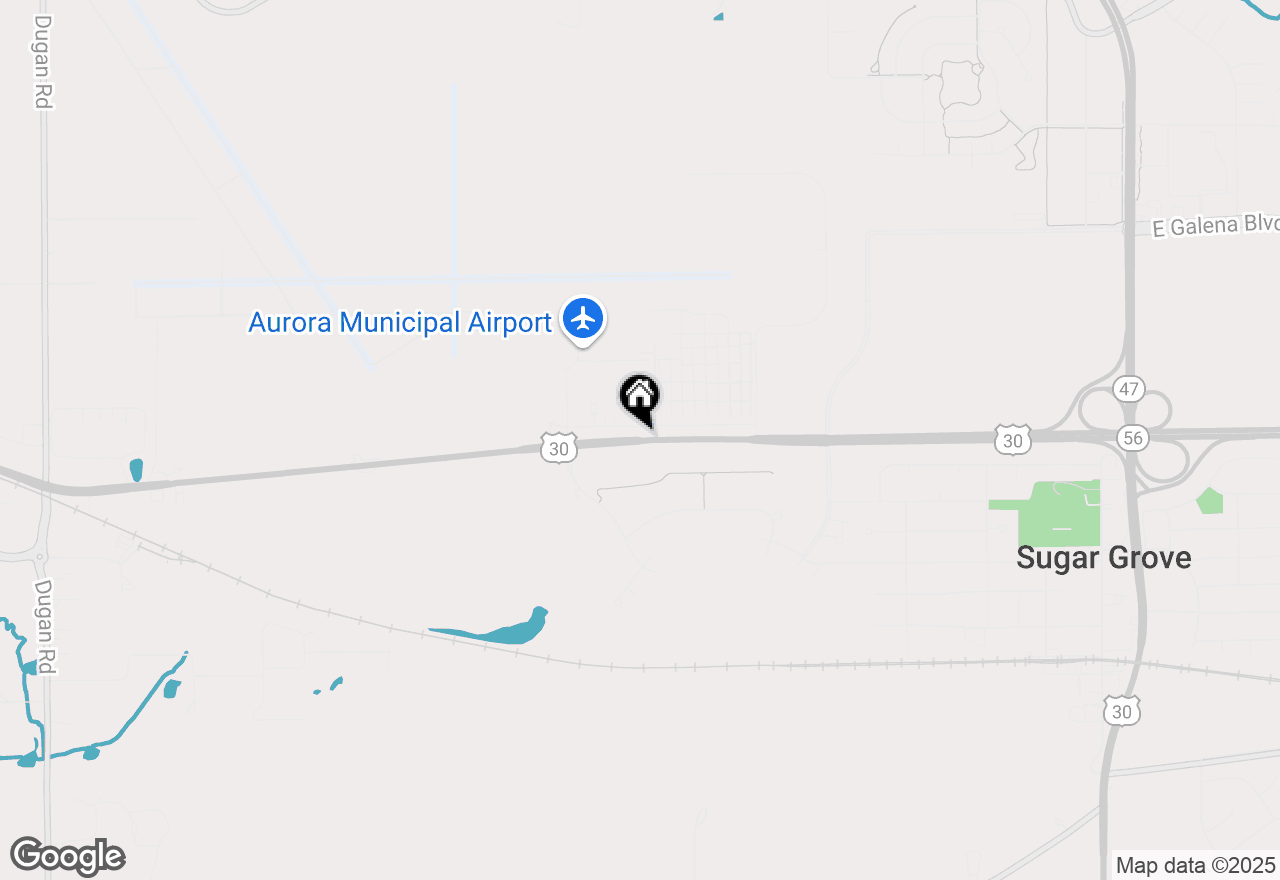 Map of 43W282 Us Highway 30 #D33, Sugar Grove, IL 60554