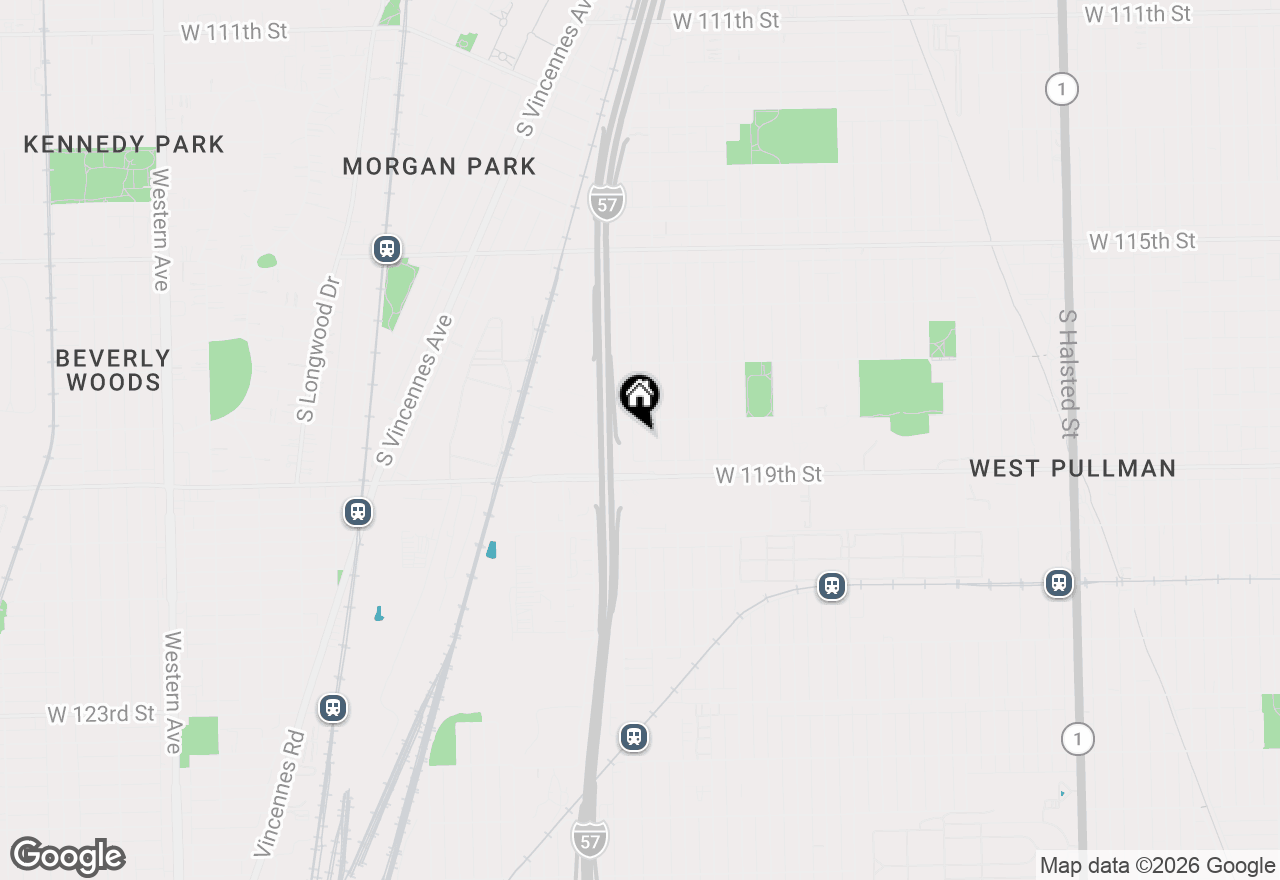 Map of 11818 S Justine Street, Chicago, IL 60643