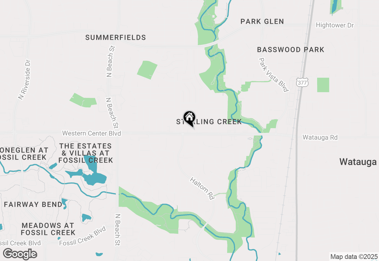 Map of 6704 Daffodil Court, Fort Worth, TX 76137