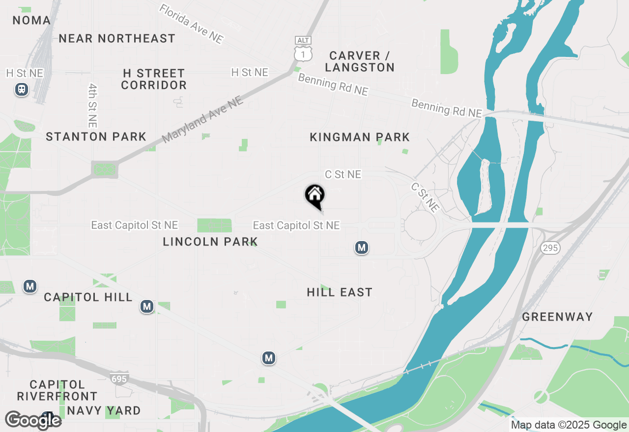 Map of 16 17th Street Ne #331, Washington, DC 20002