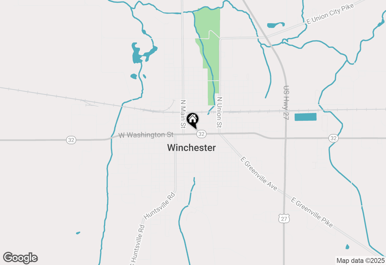 Map of 103 N East Street, Winchester, IN 47394