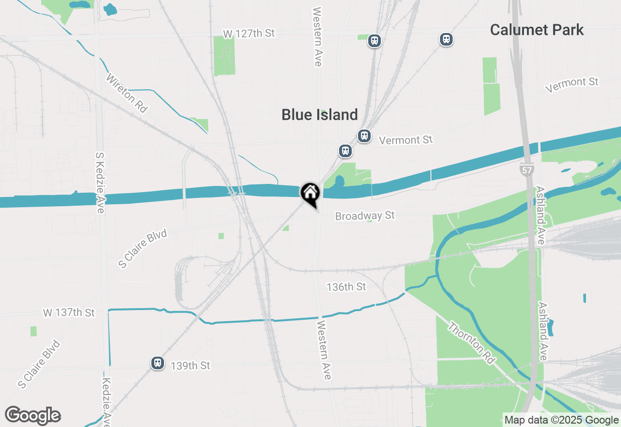 Map of 13325 Olde Western Avenue, Blue Island, IL 60406