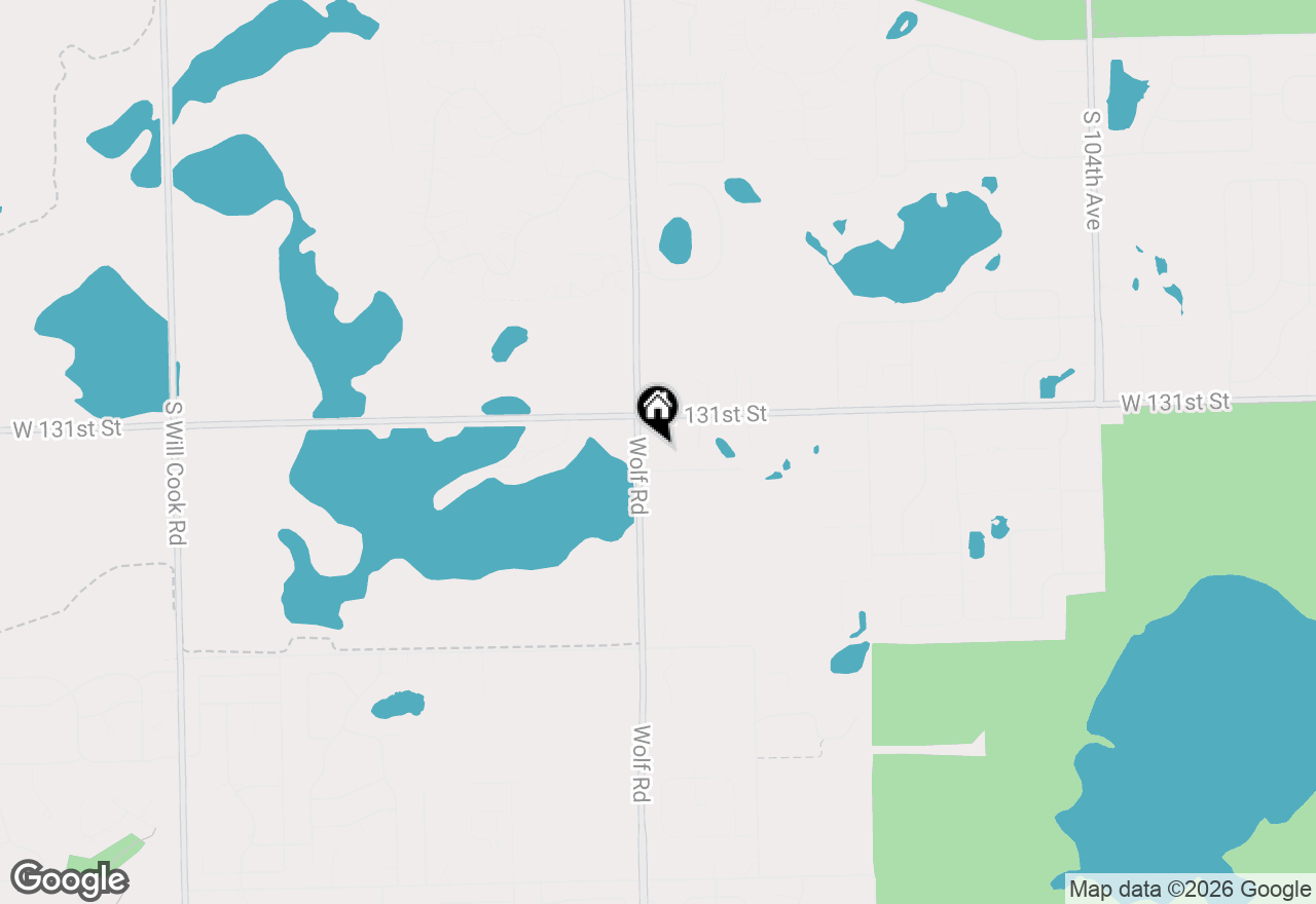 Map of 13124 Blue Heron Drive, Orland Park, IL 60467