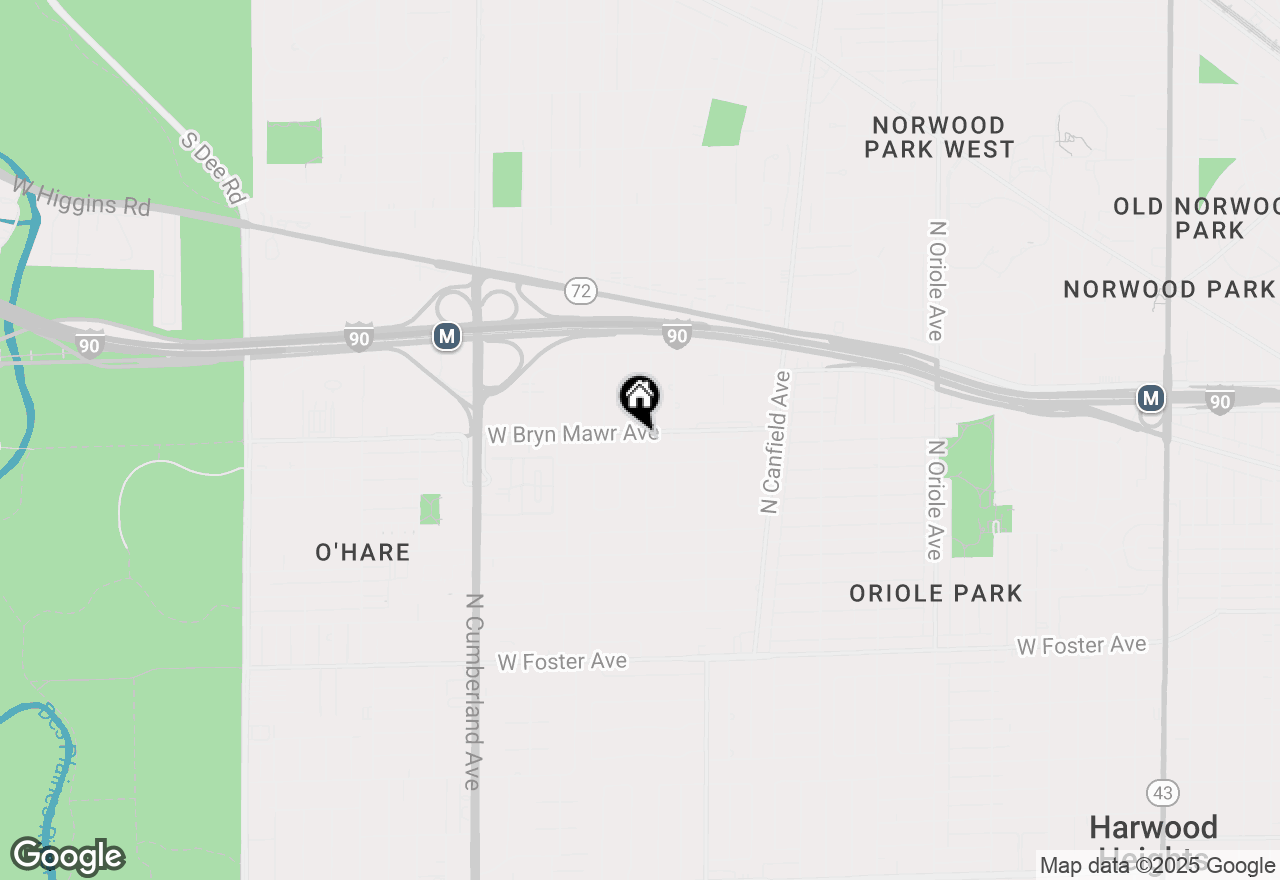 Map of 5598 N Vine Avenue, Norwood Park Township, IL 60656