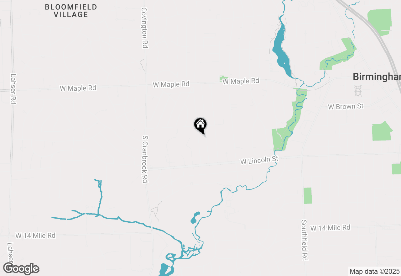 Map of 765 S Glenhurst Drive, Birmingham, MI 48009